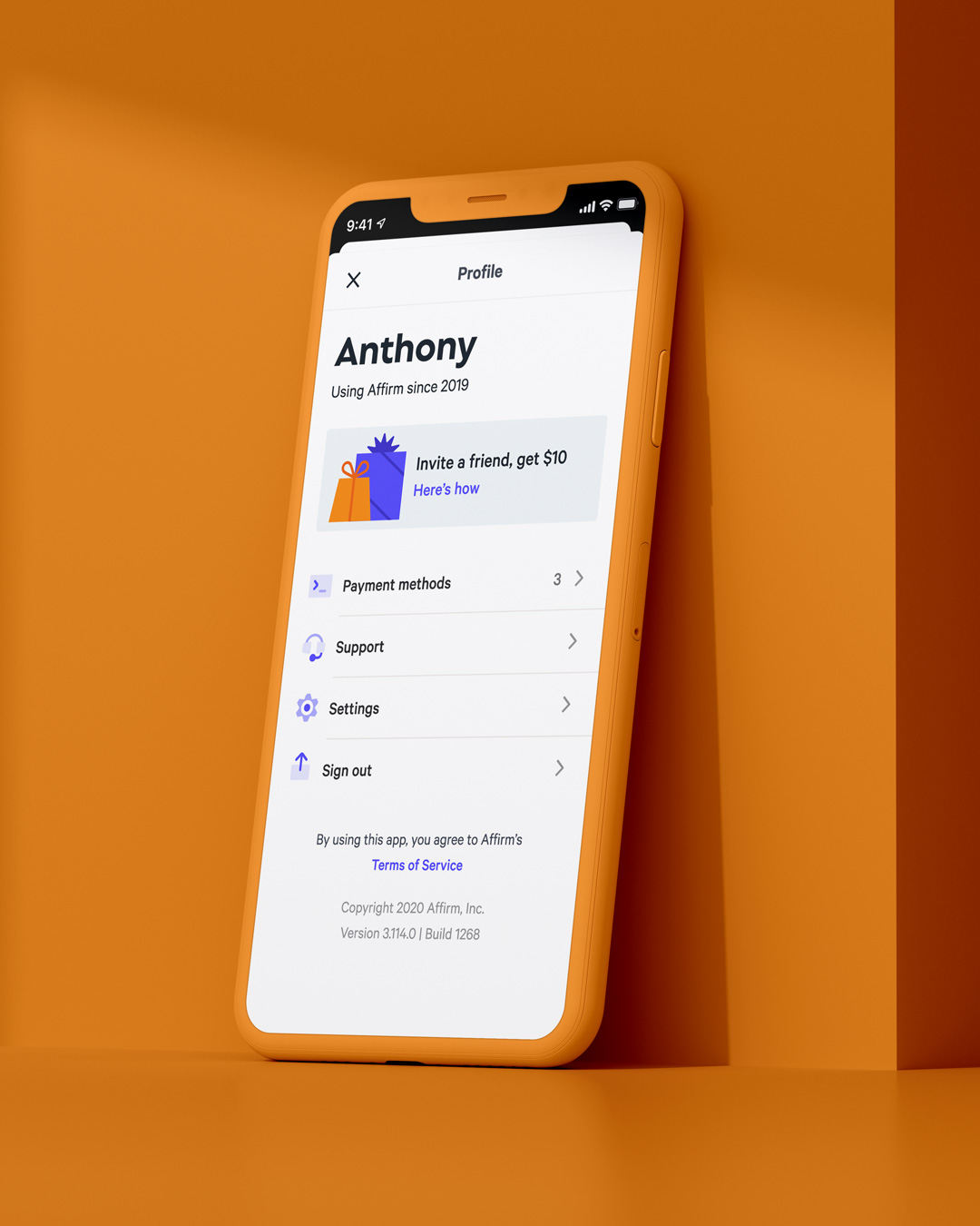 Affirm – Mockup icons