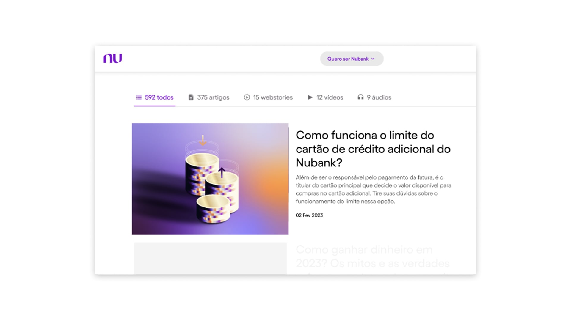 NuBank — editorial blogpost