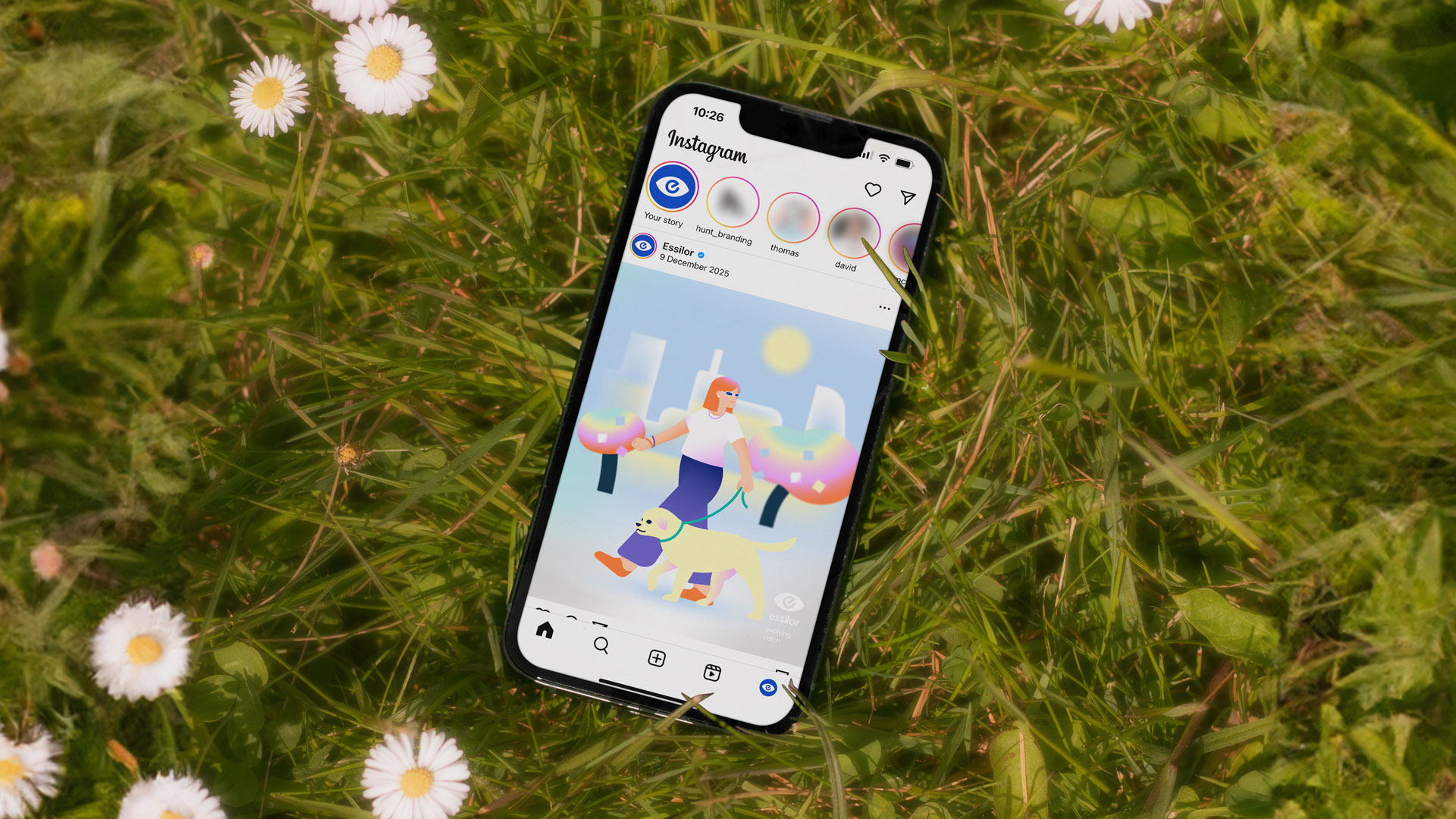 Essilor — character dog