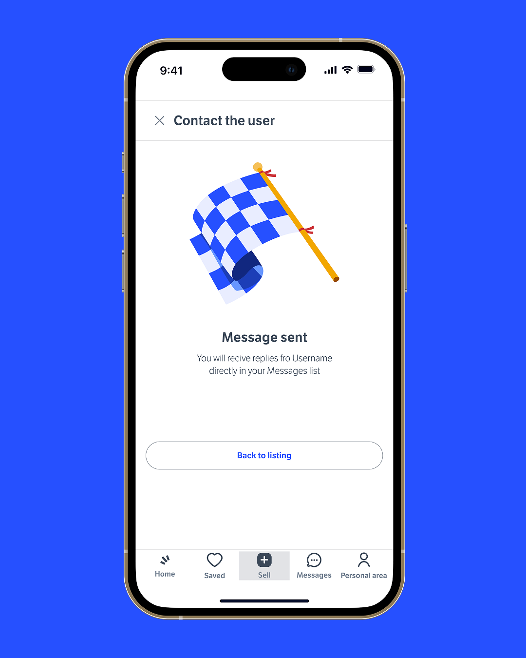 Subito.it — messaggio-inviato-motori-mockup