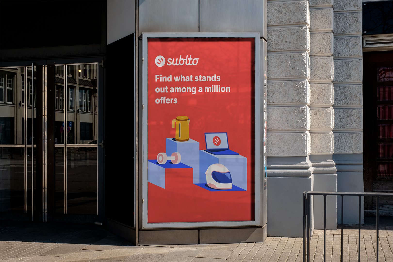 Subito — billboard mockup